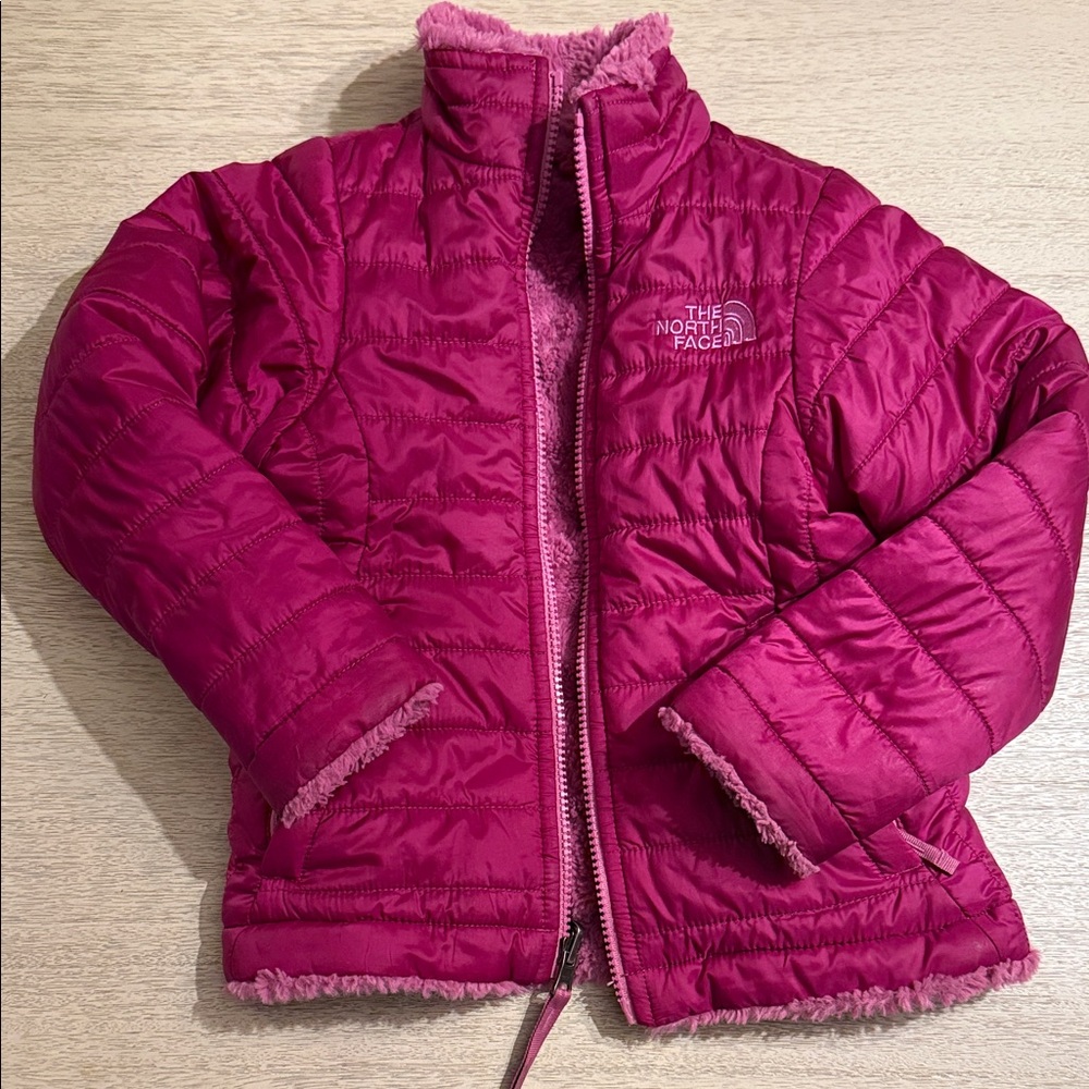 The North Face Fuchsia Quilted Jacket